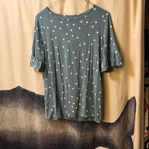 Polka dot blouse